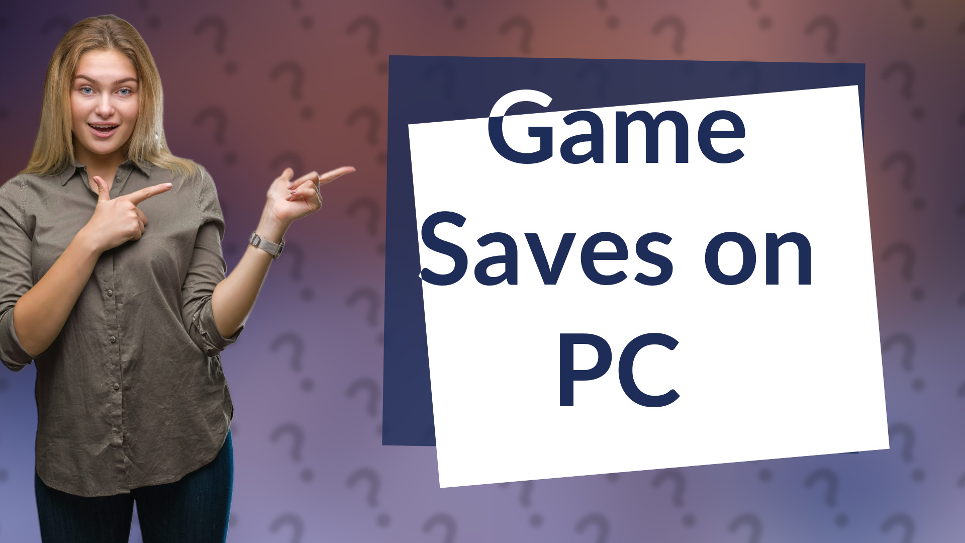 Game Saves on PC