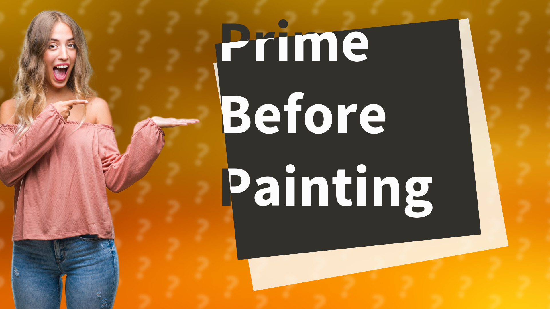 Prime Before Painting