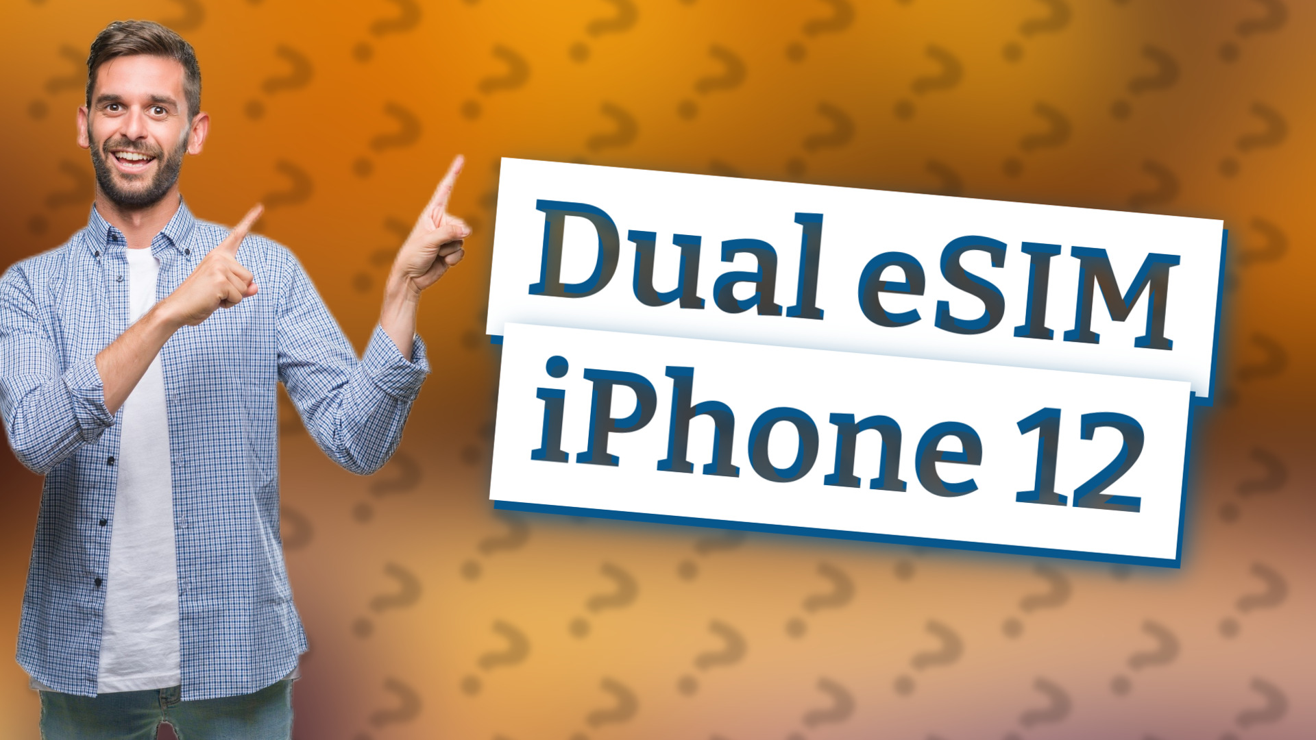 Dual eSIM iPhone 12