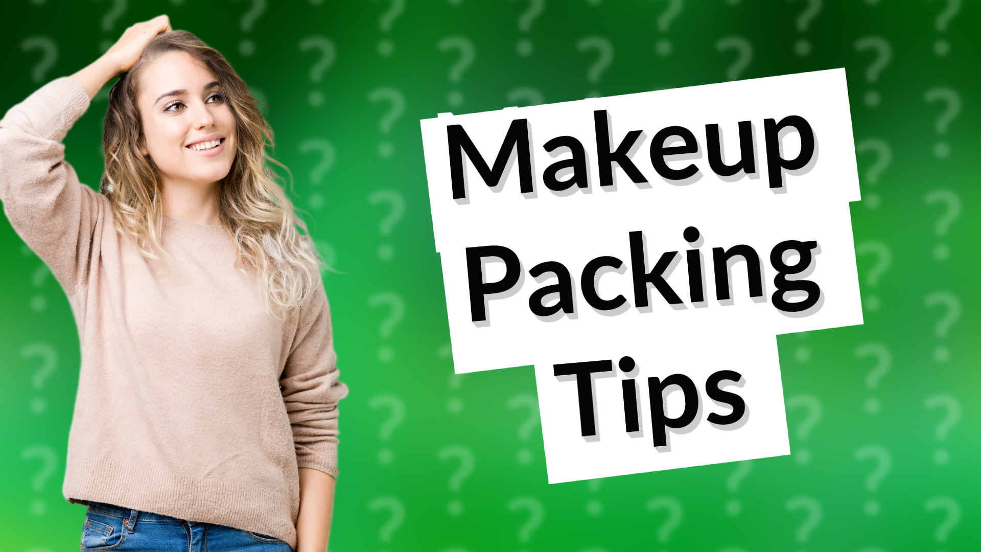 Makeup Packing Tips
