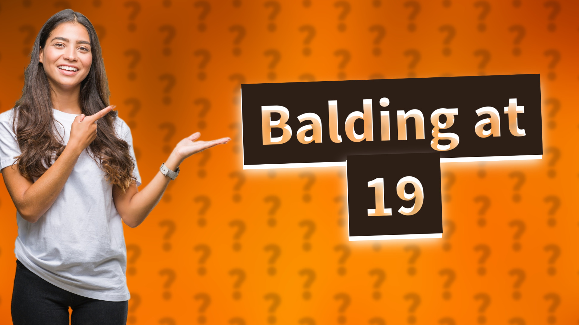 Balding at 19