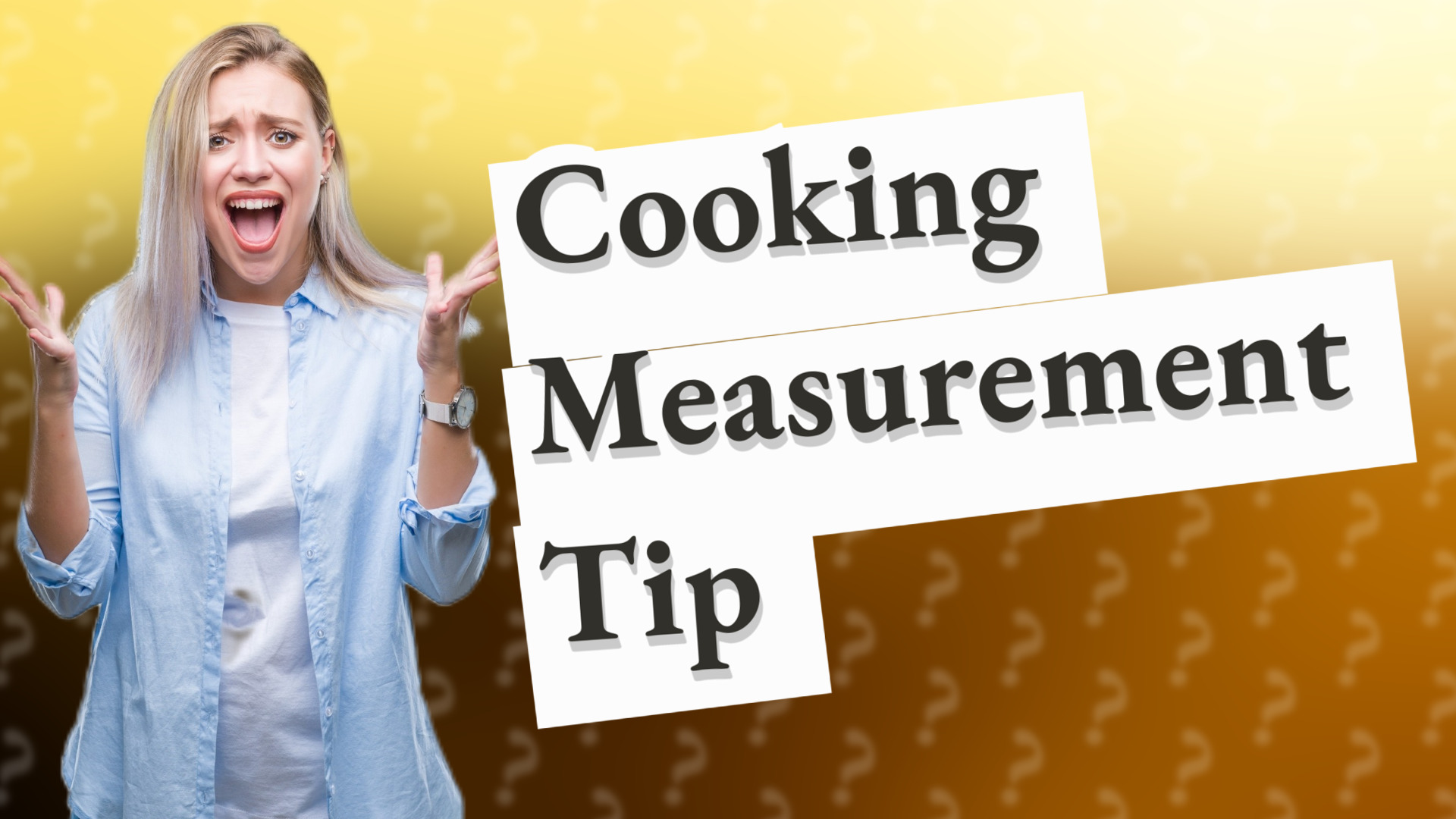 Cooking Measurement Tip