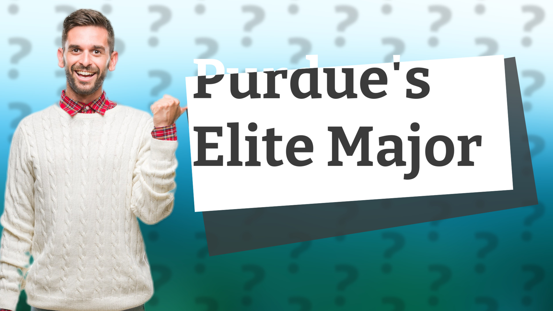 Purdue's Elite Major