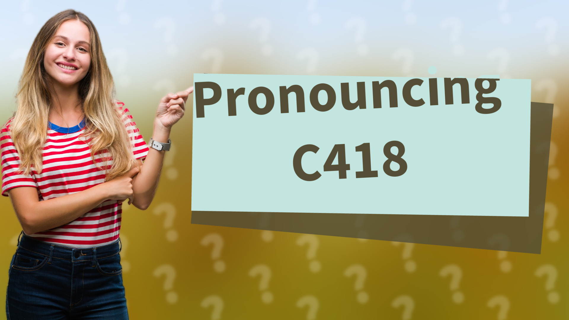 Pronouncing C418