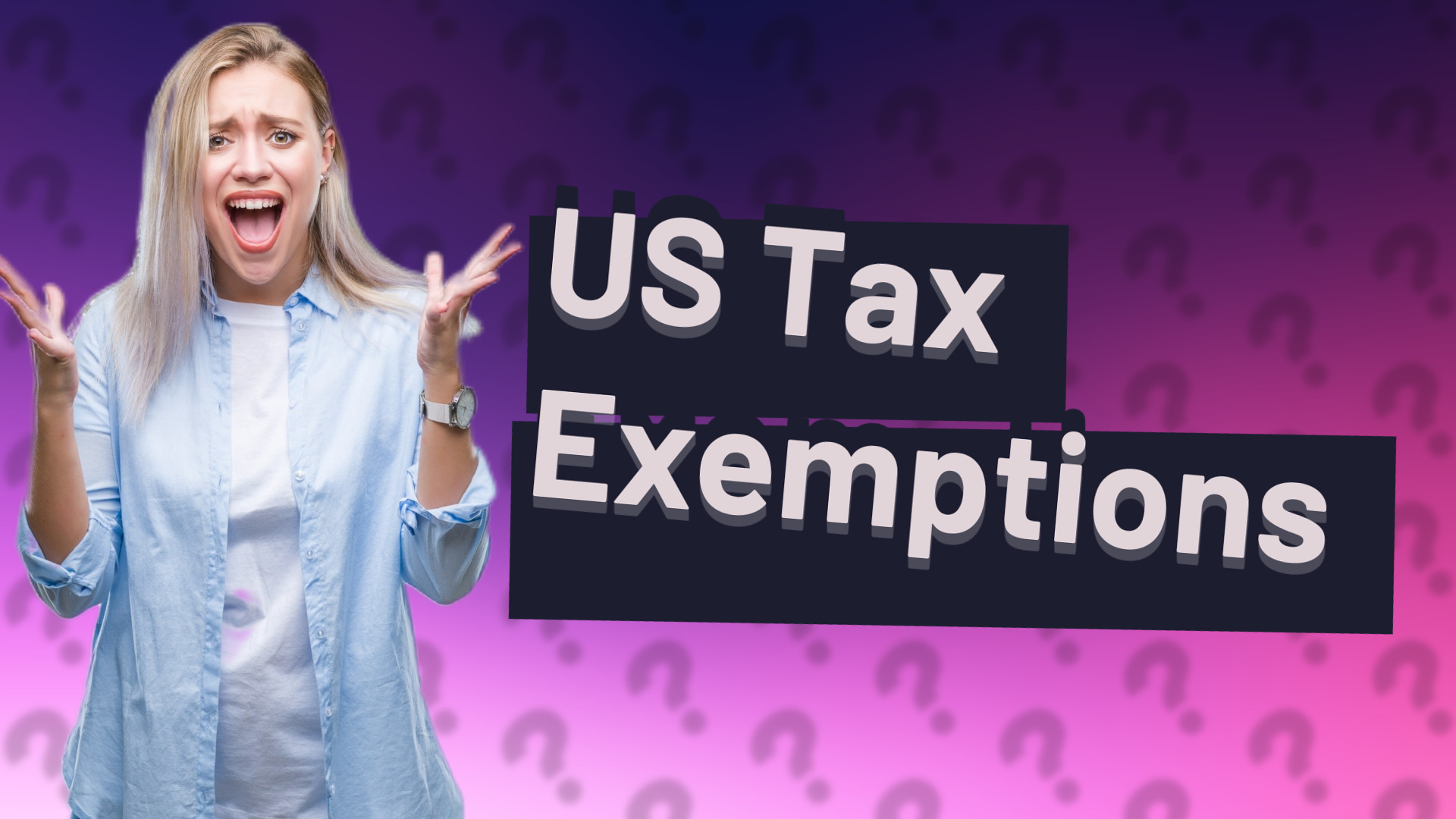 US Tax Exemptions