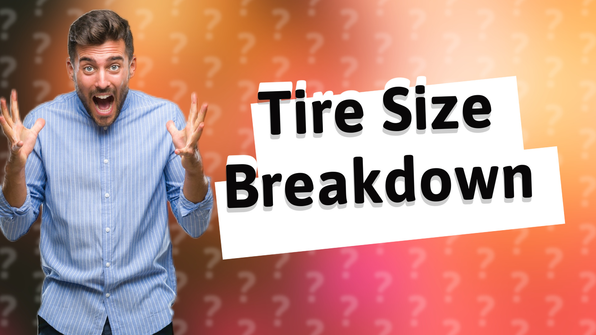 Tire Size Breakdown