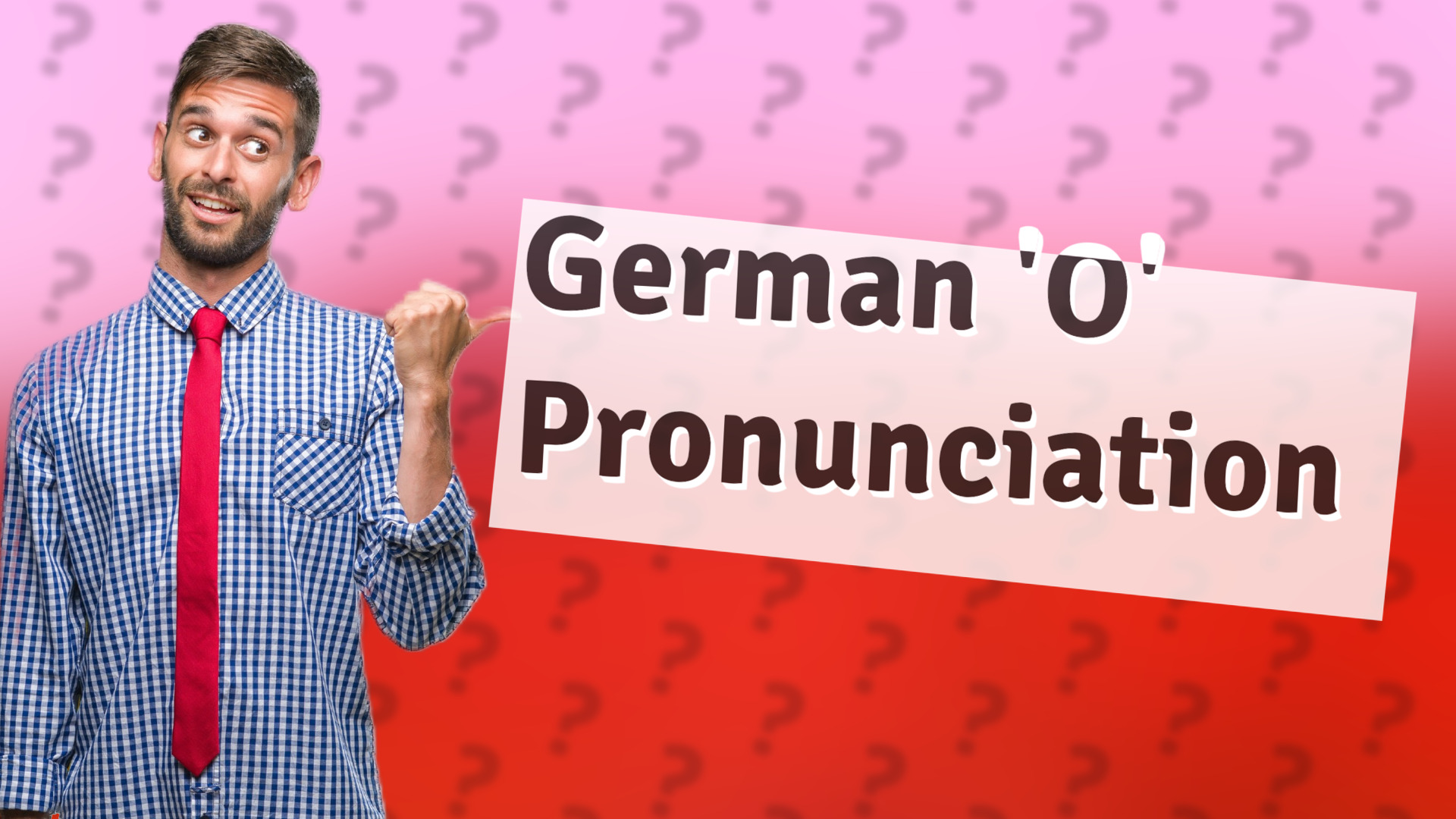 German 'O' Pronunciation