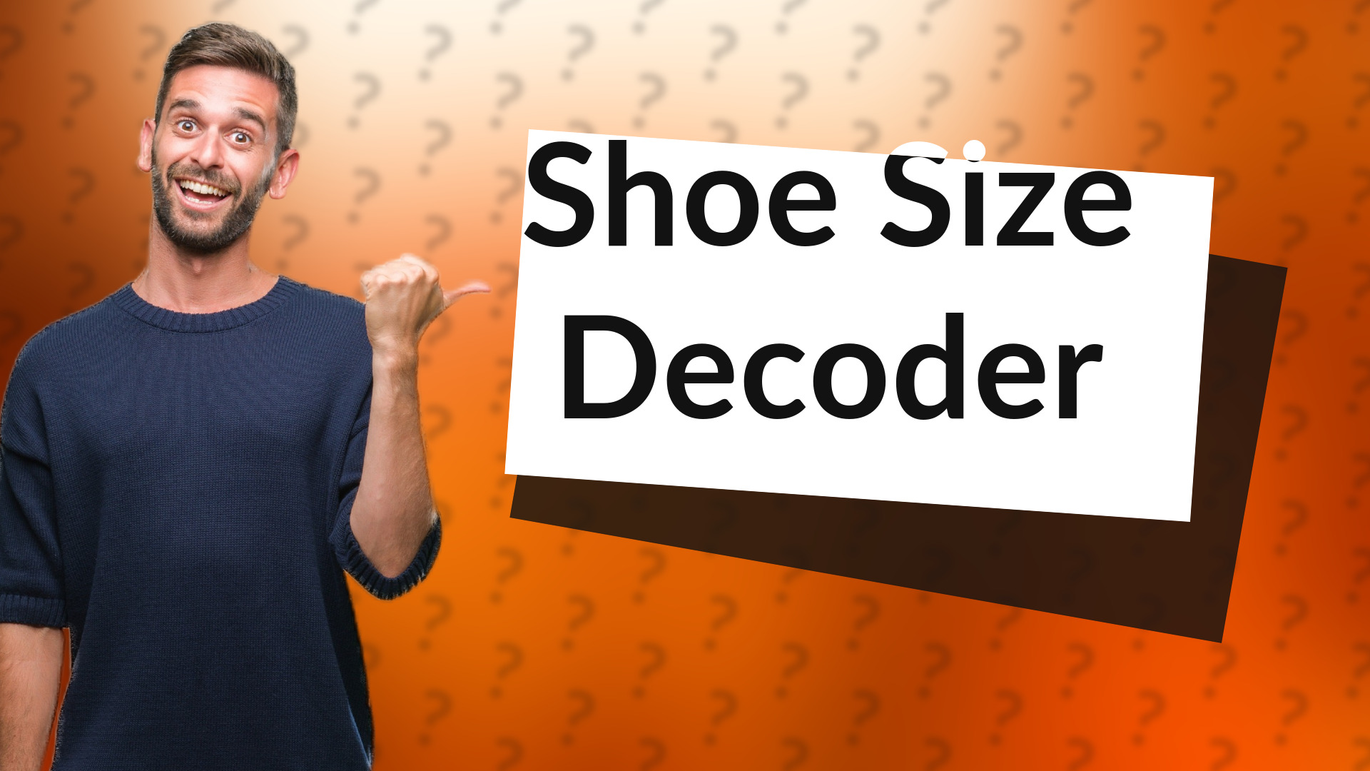 Shoe Size Decoder
