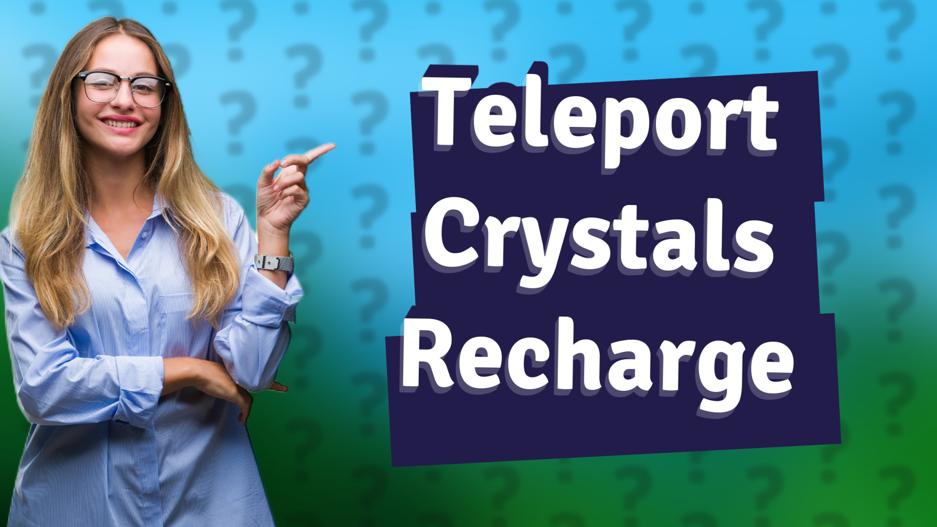Teleport Crystals Recharge