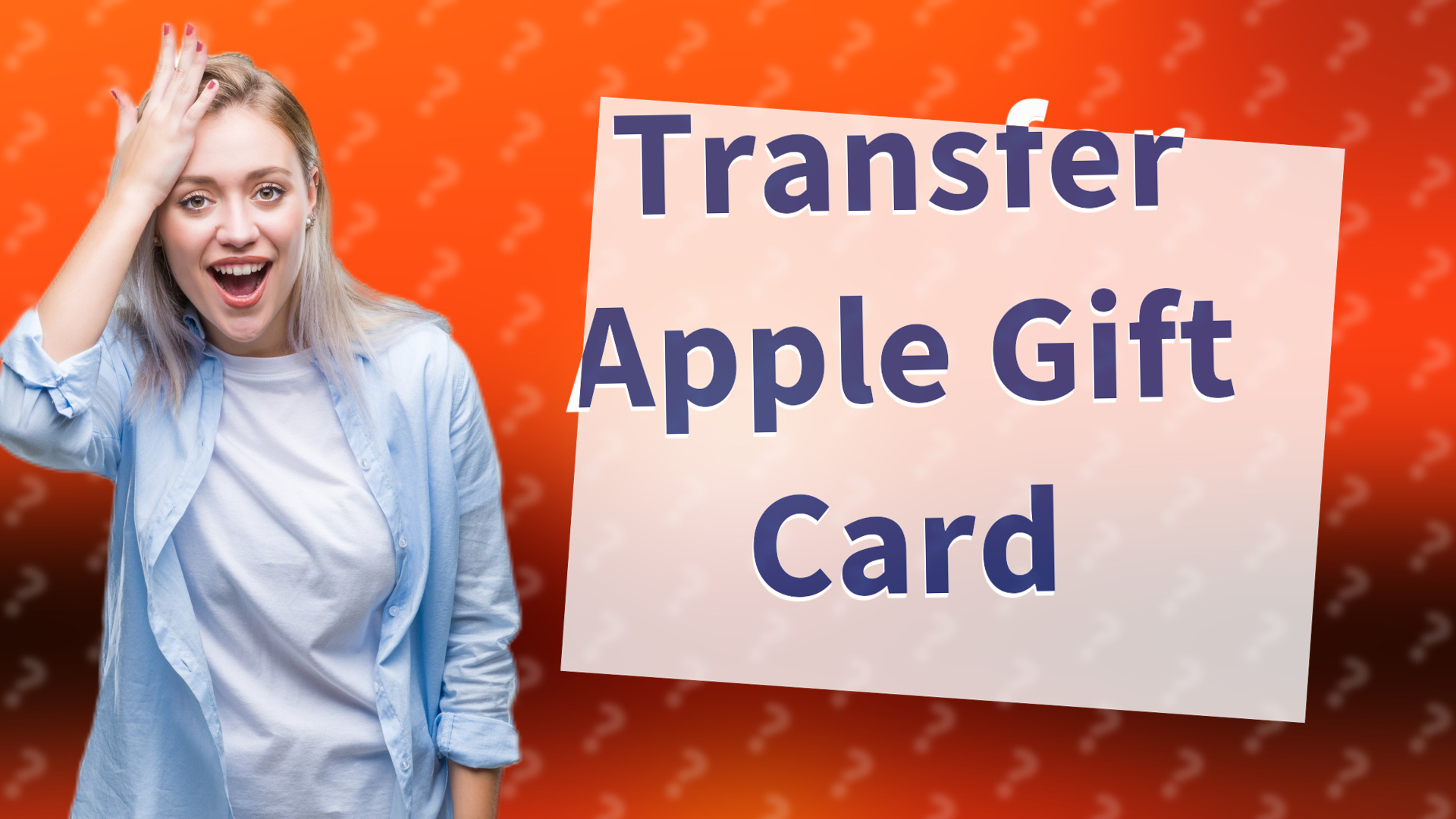 Transfer Apple Gift Card