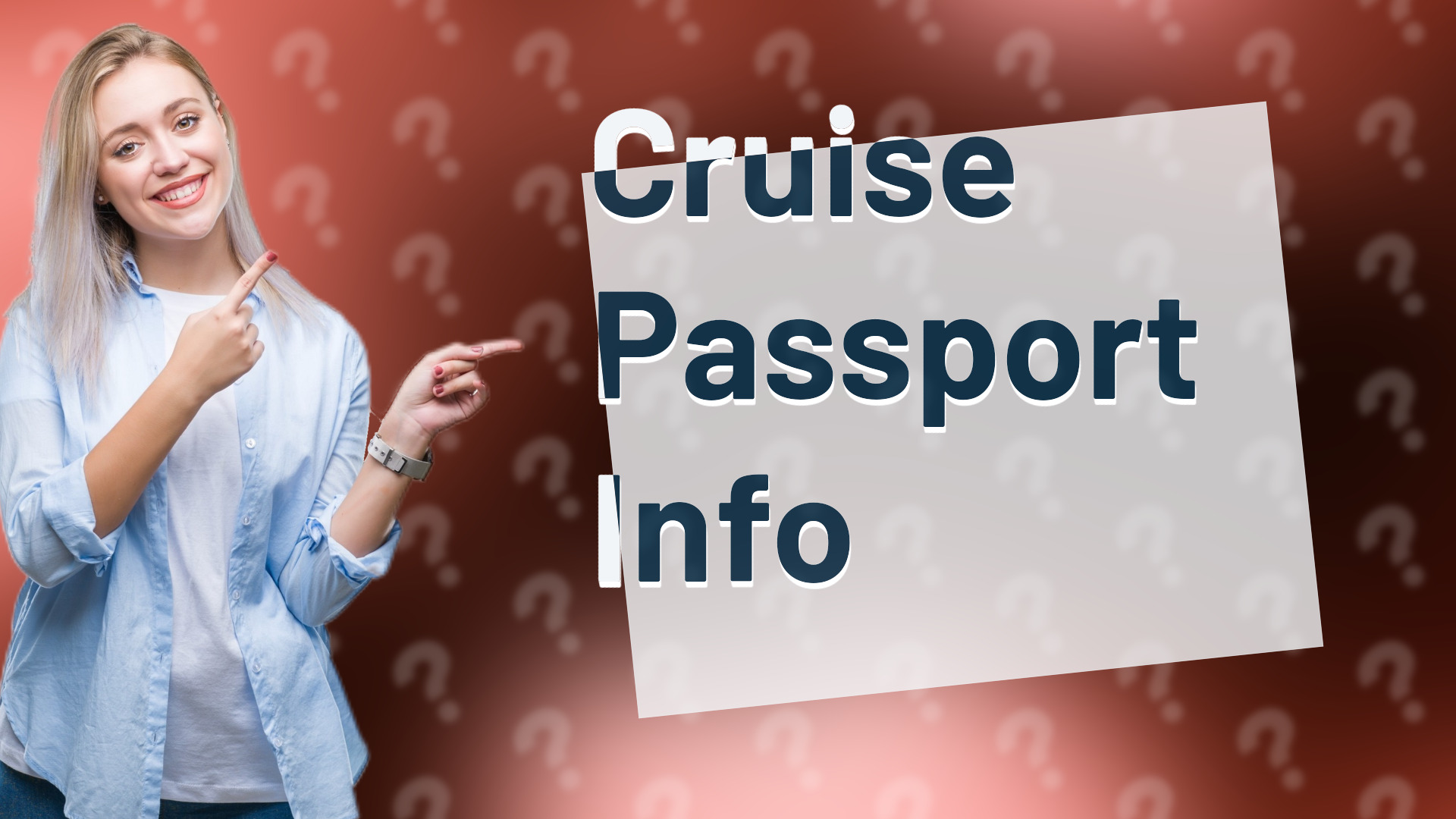 Cruise Passport Info