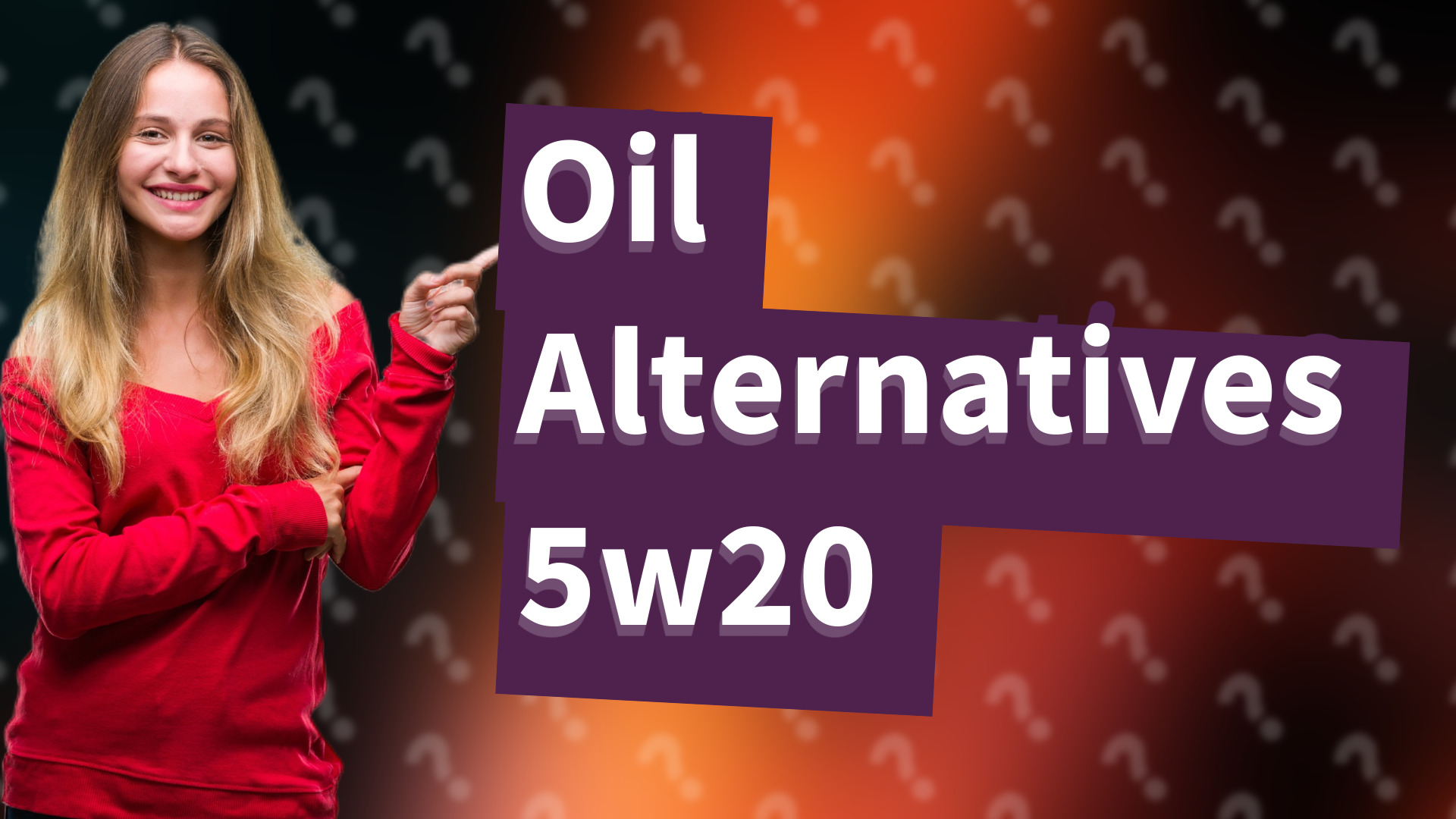 Oil Alternatives 5w20