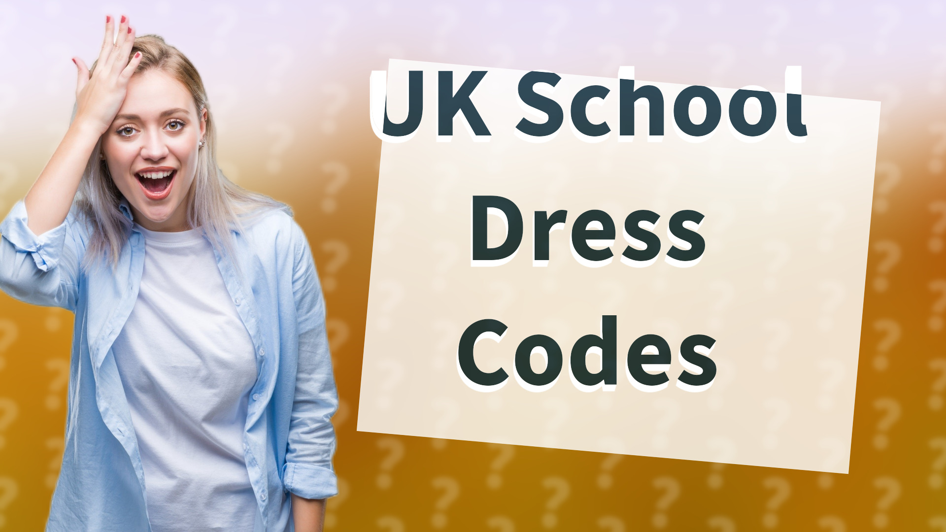 UK School Dress Codes