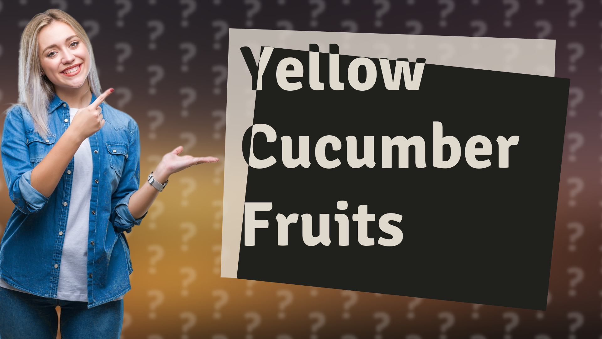Yellow Cucumber Fruits