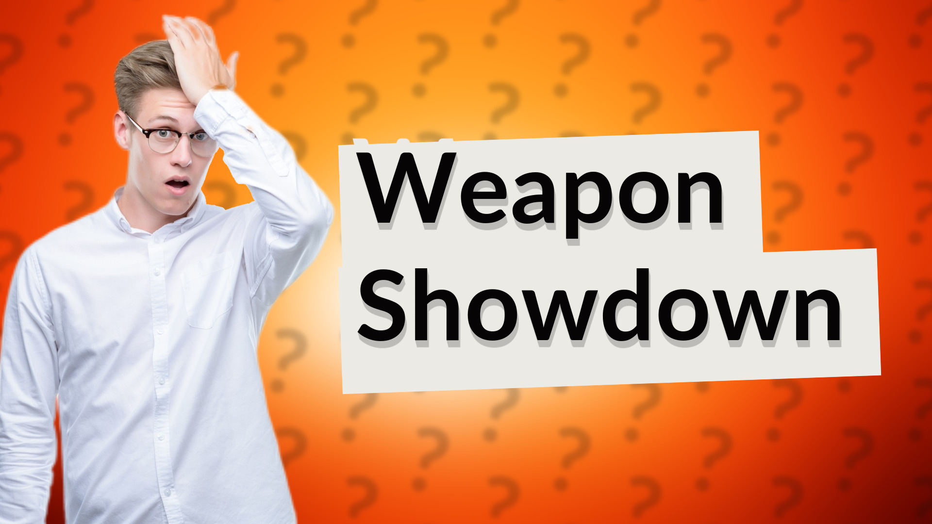 Weapon Showdown