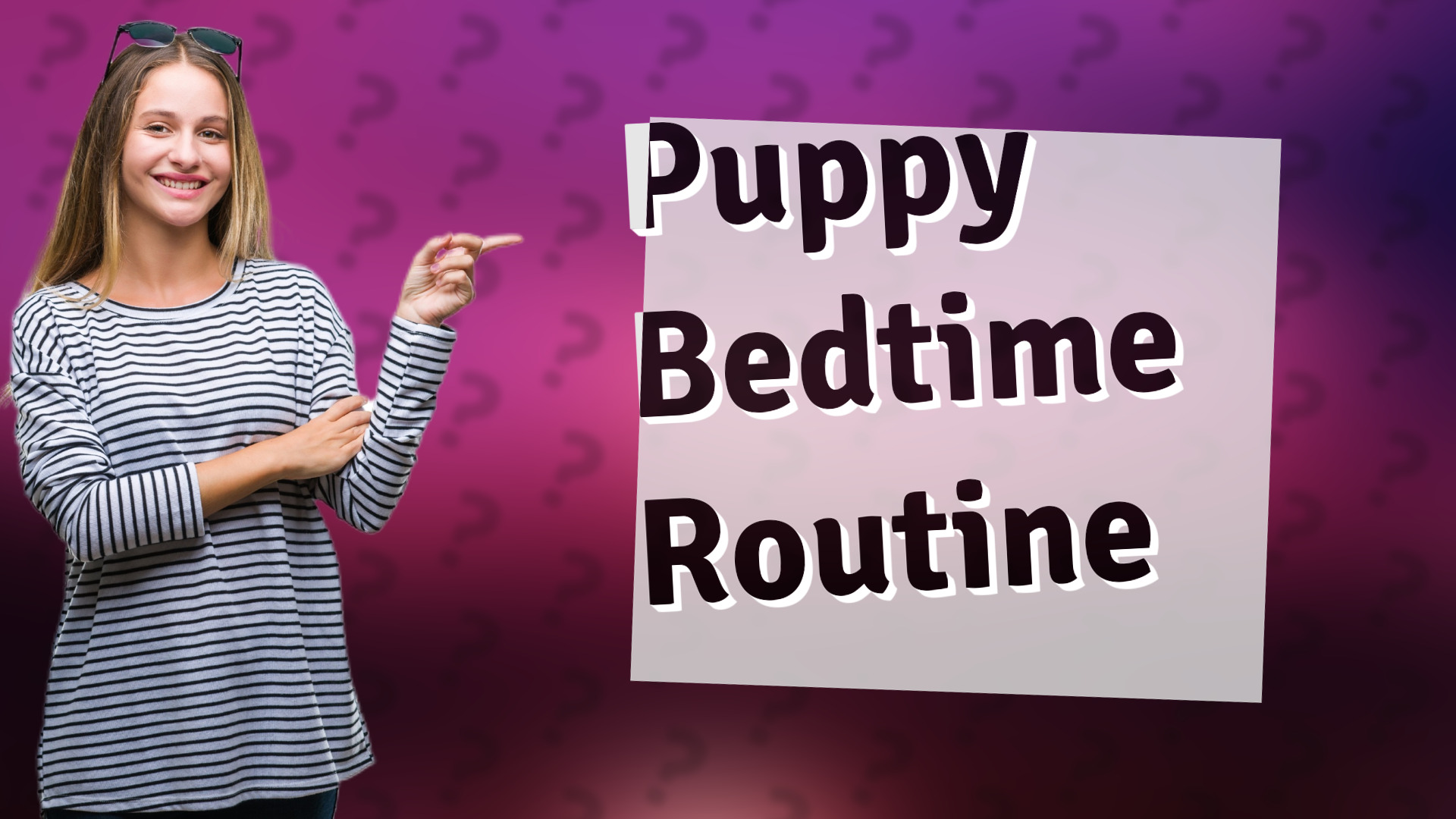 Puppy Bedtime Routine