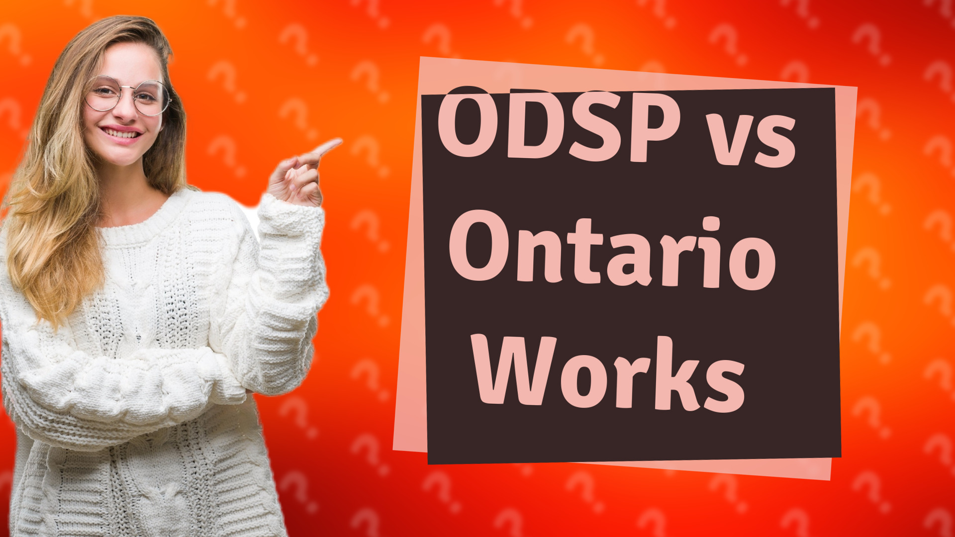ODSP vs Ontario Works