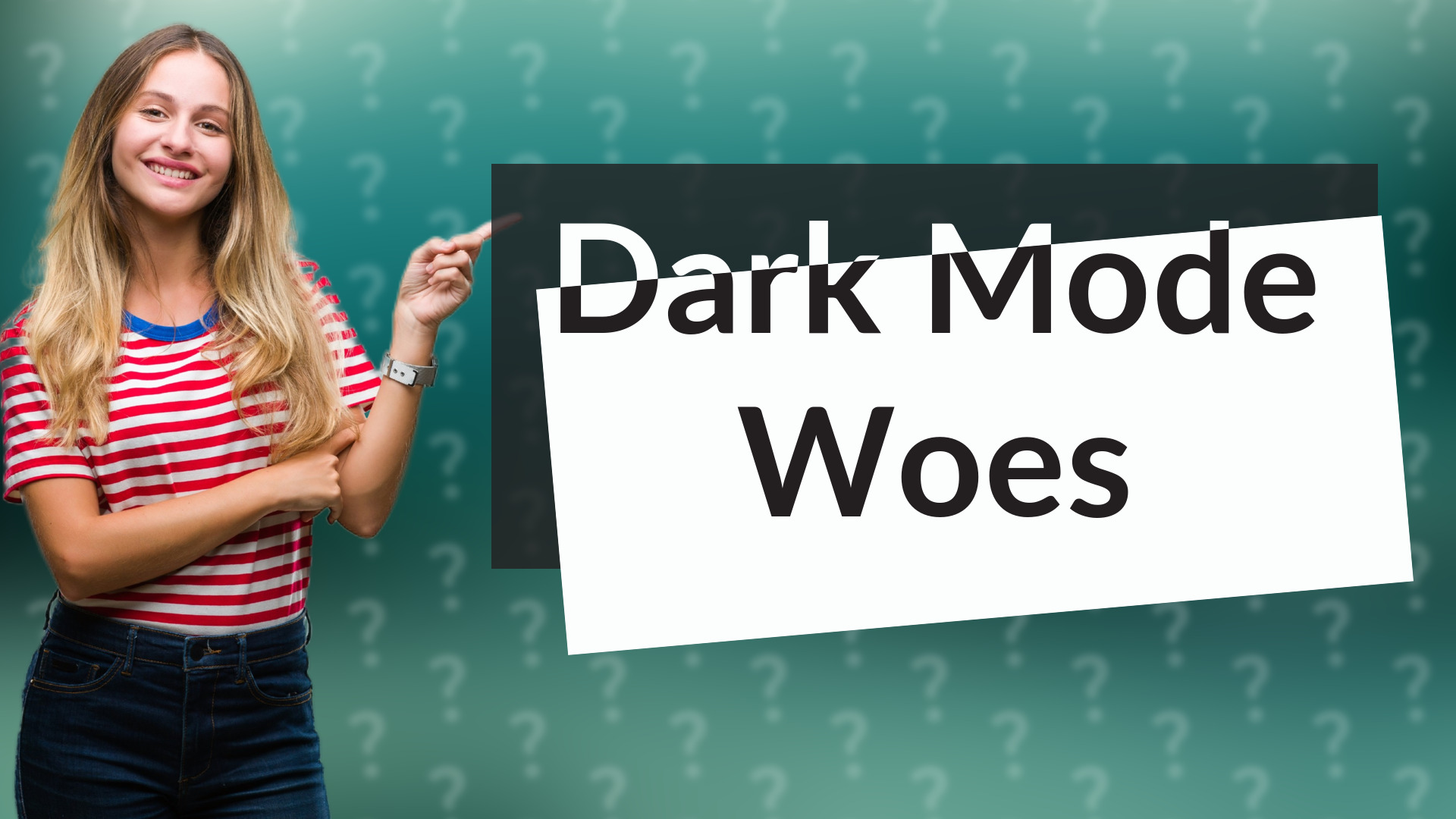 Dark Mode Woes