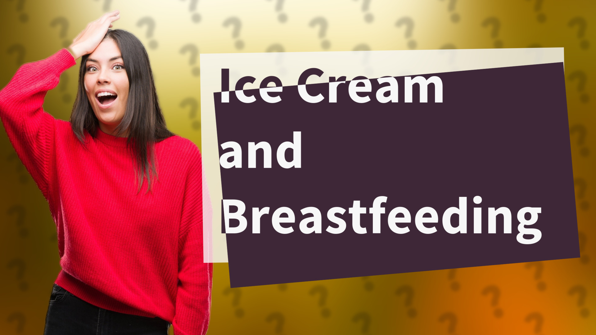 Ice Cream and Breastfeeding