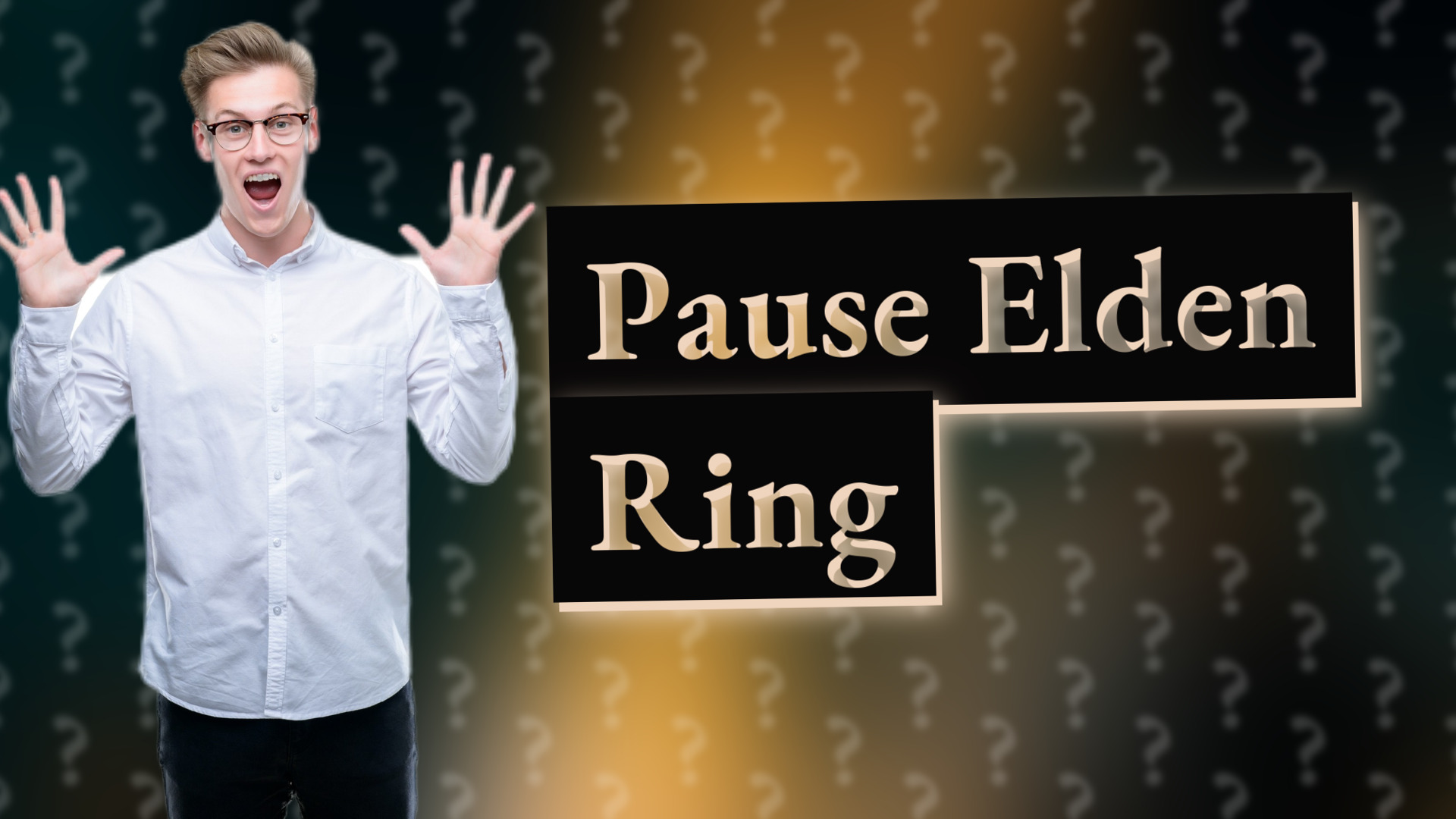 Pause Elden Ring