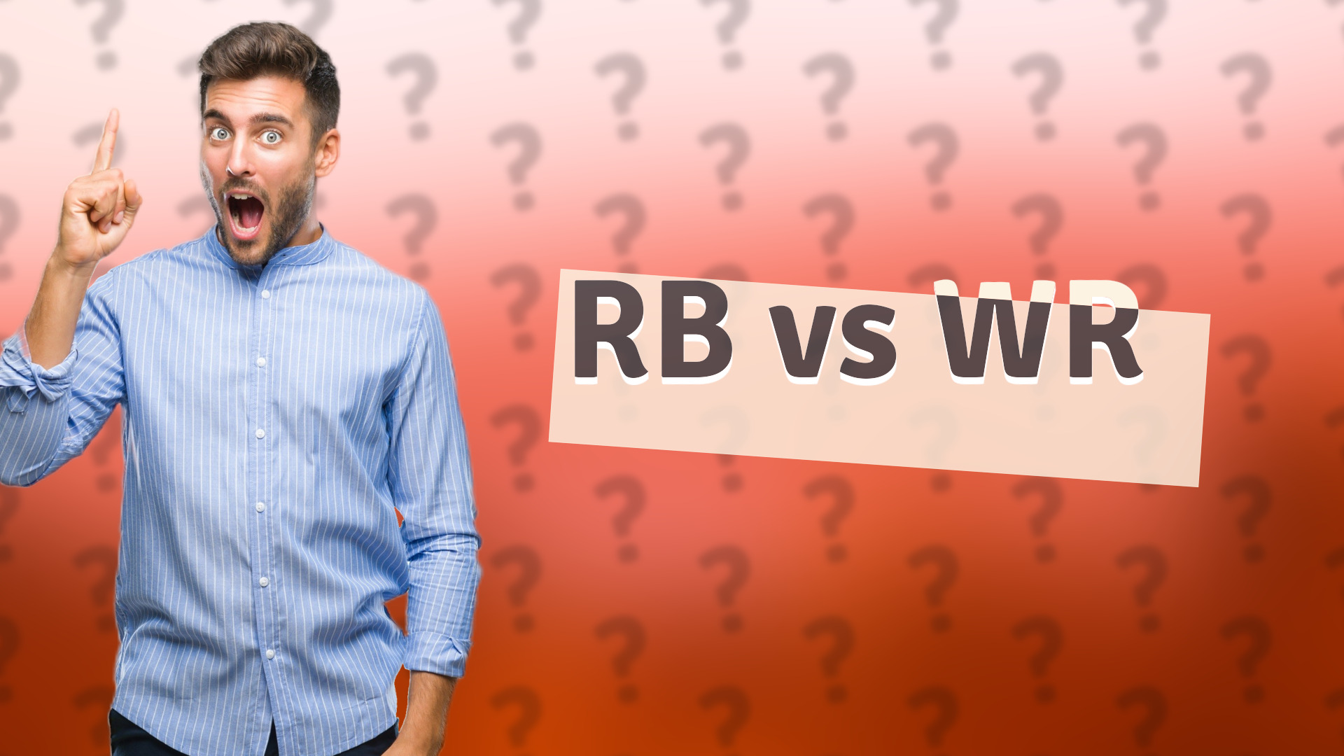 RB vs WR