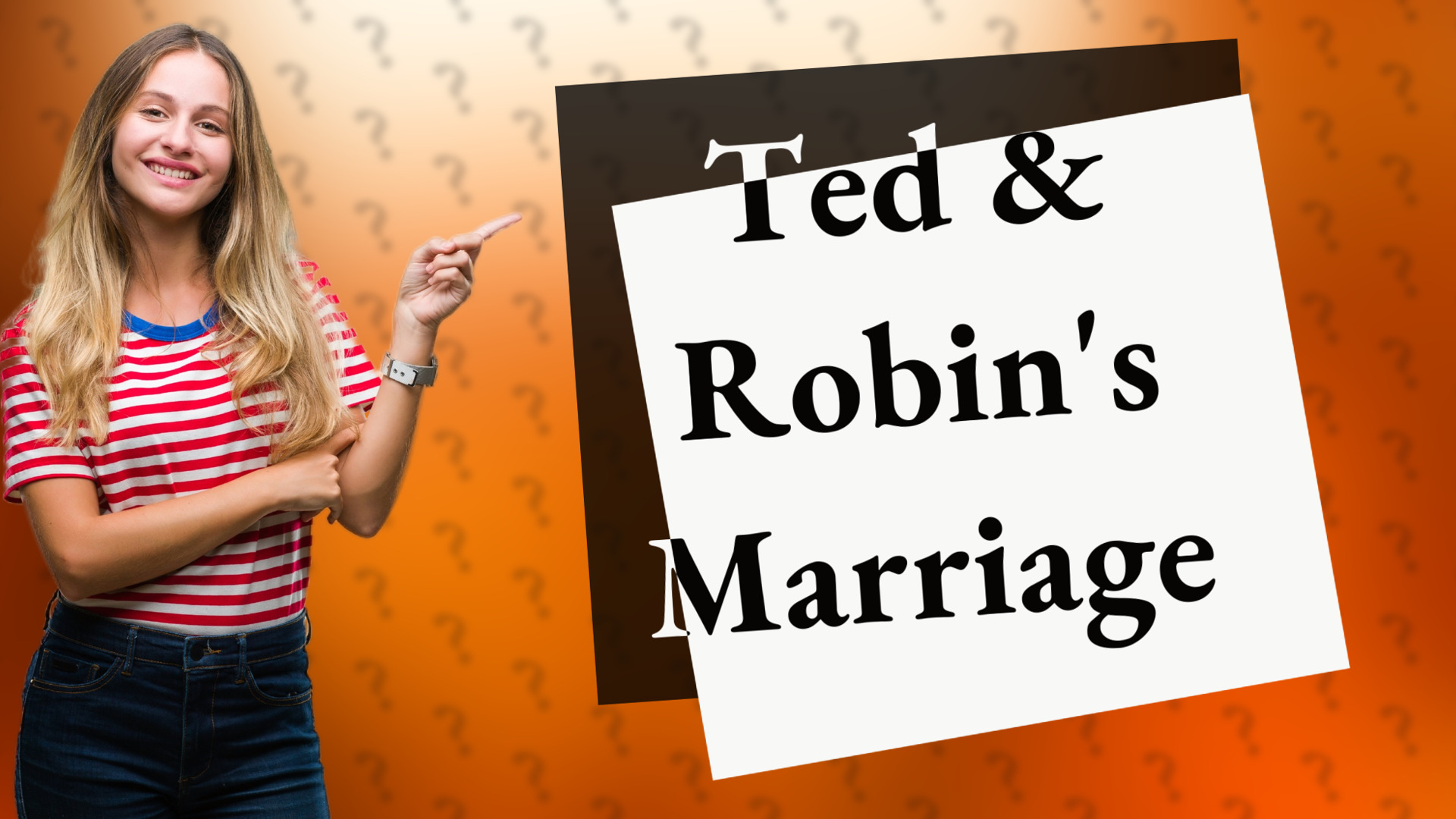 Ted & Robin's Marriage