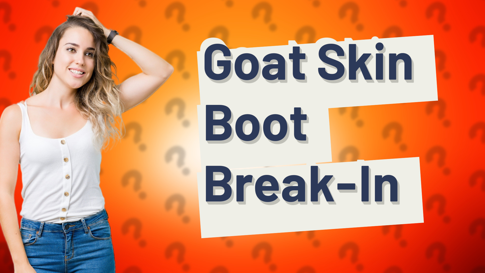 Goat Skin Boot Break-In