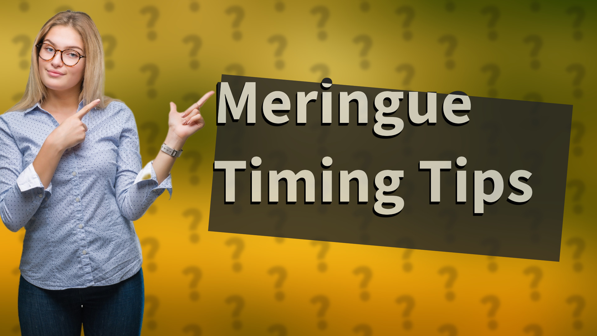 Meringue Timing Tips