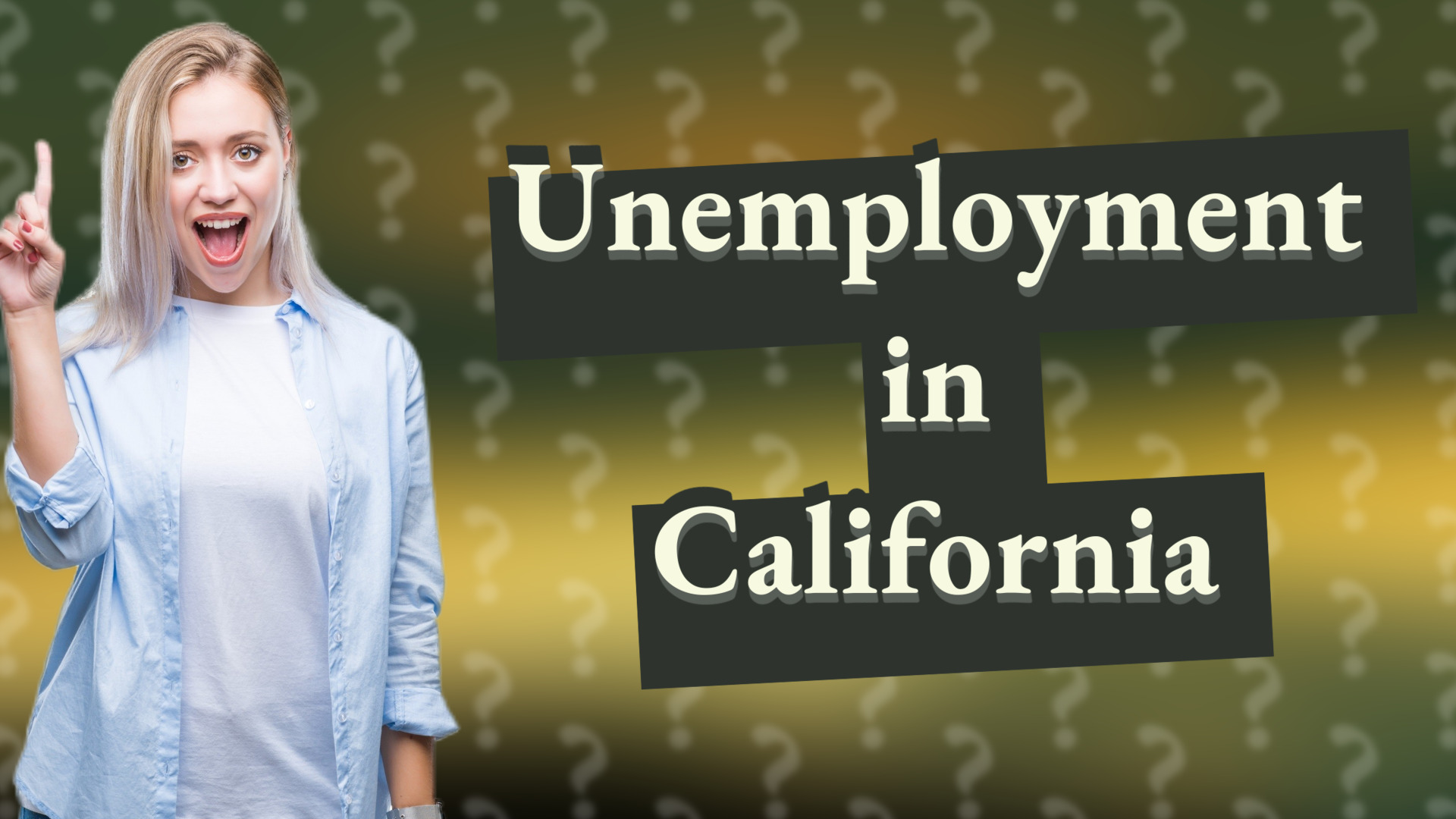 Unemployment in California