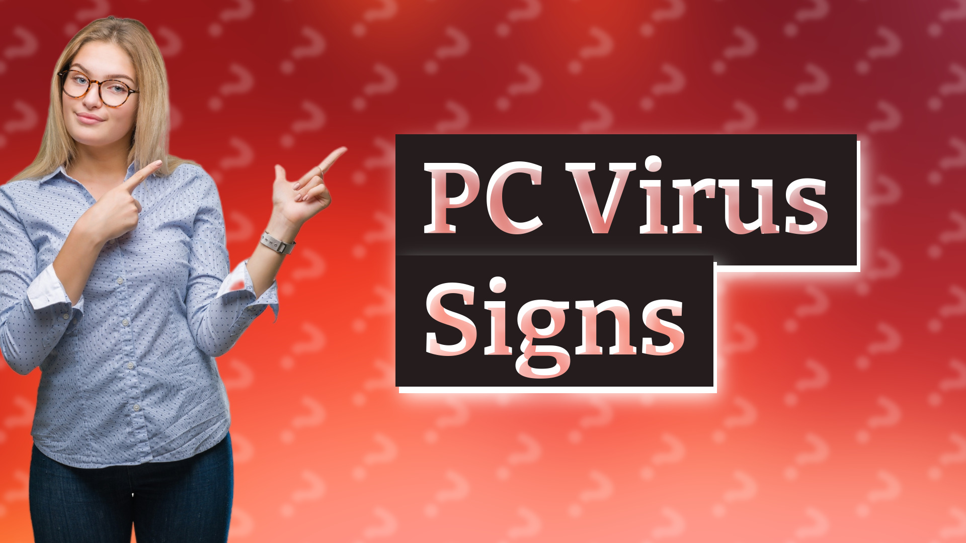PC Virus Signs