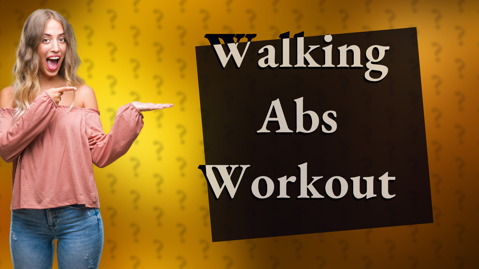Walking Abs Workout
