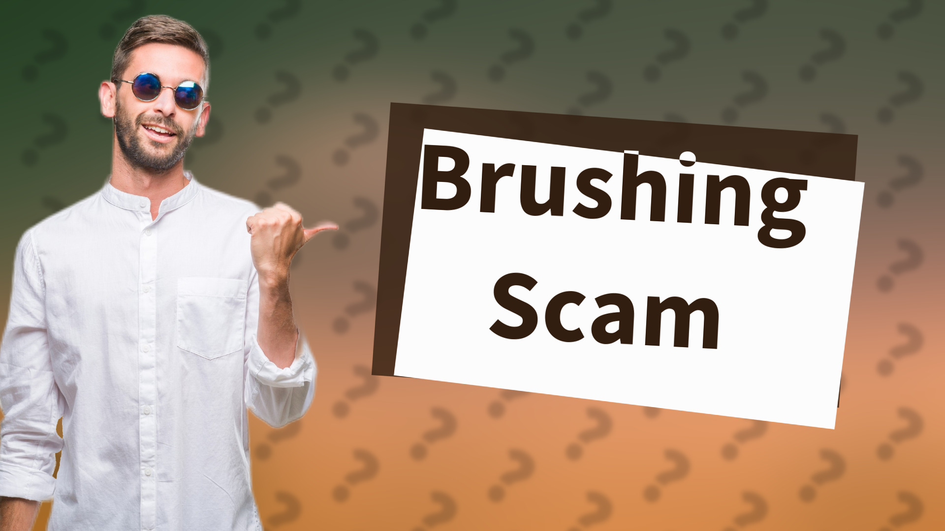 Brushing Scam