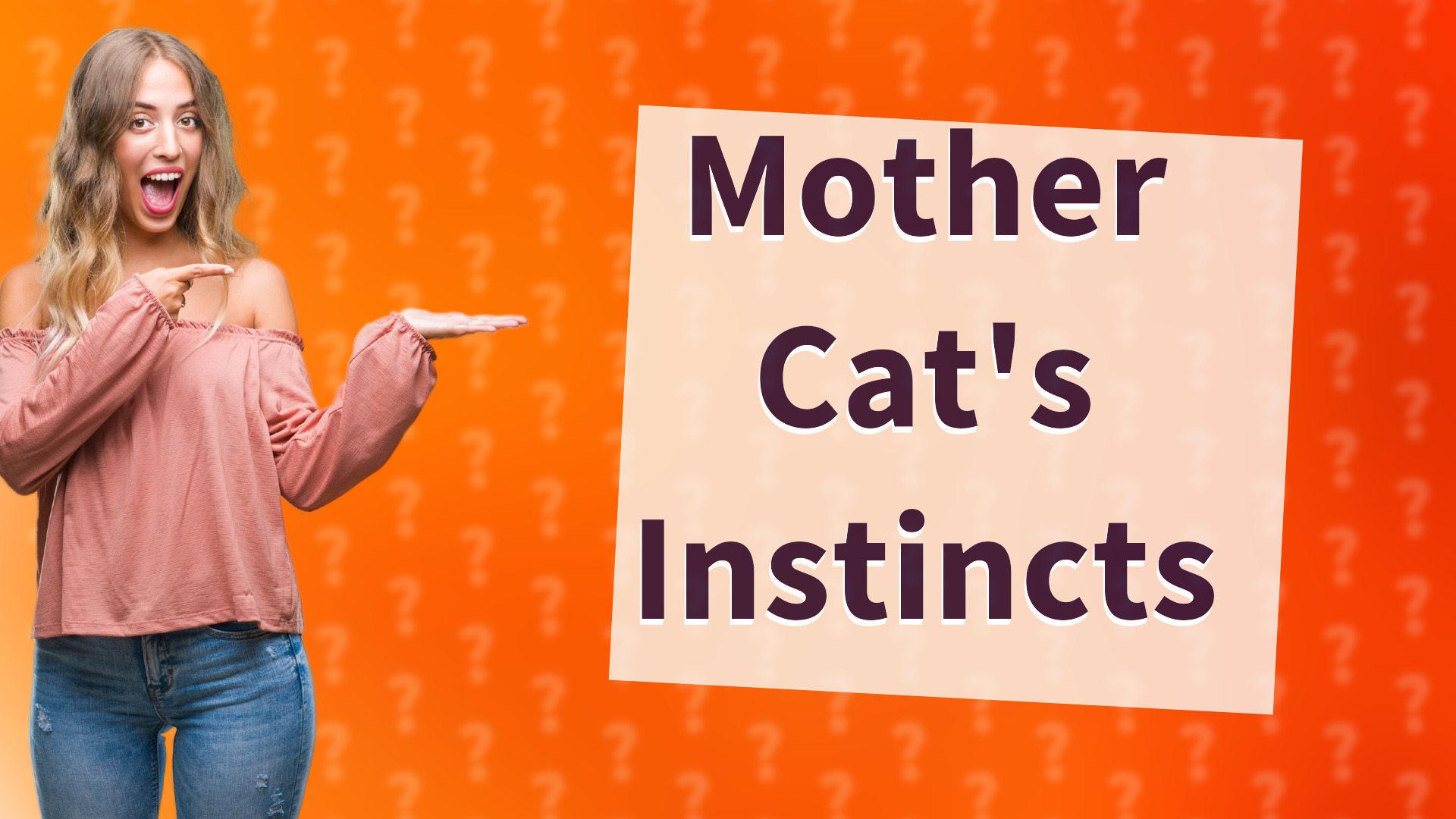 Mother Cat's Instincts
