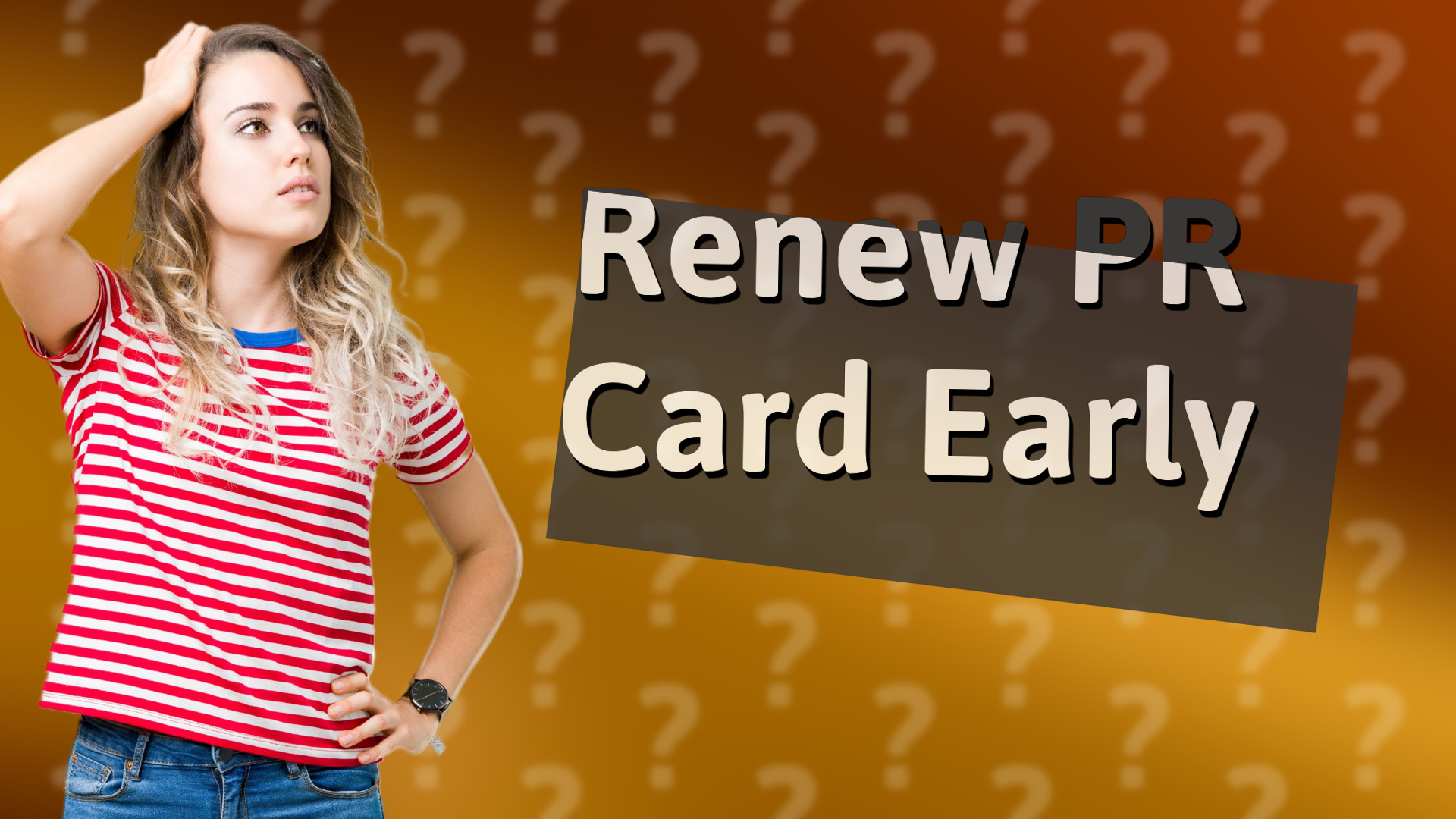 Renew PR Card Early