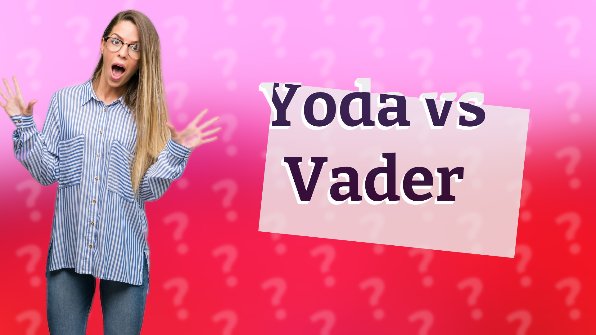 Yoda vs Vader