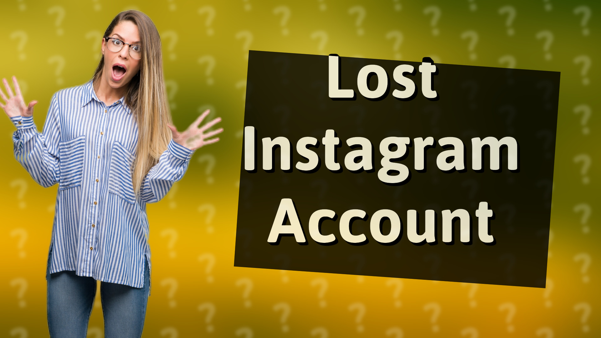 Lost Instagram Account