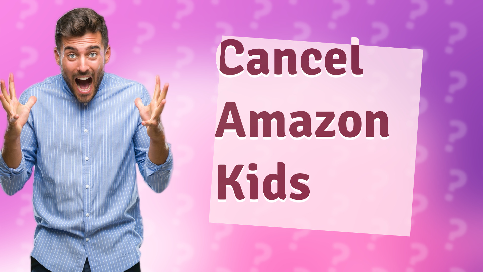 Cancel Amazon Kids