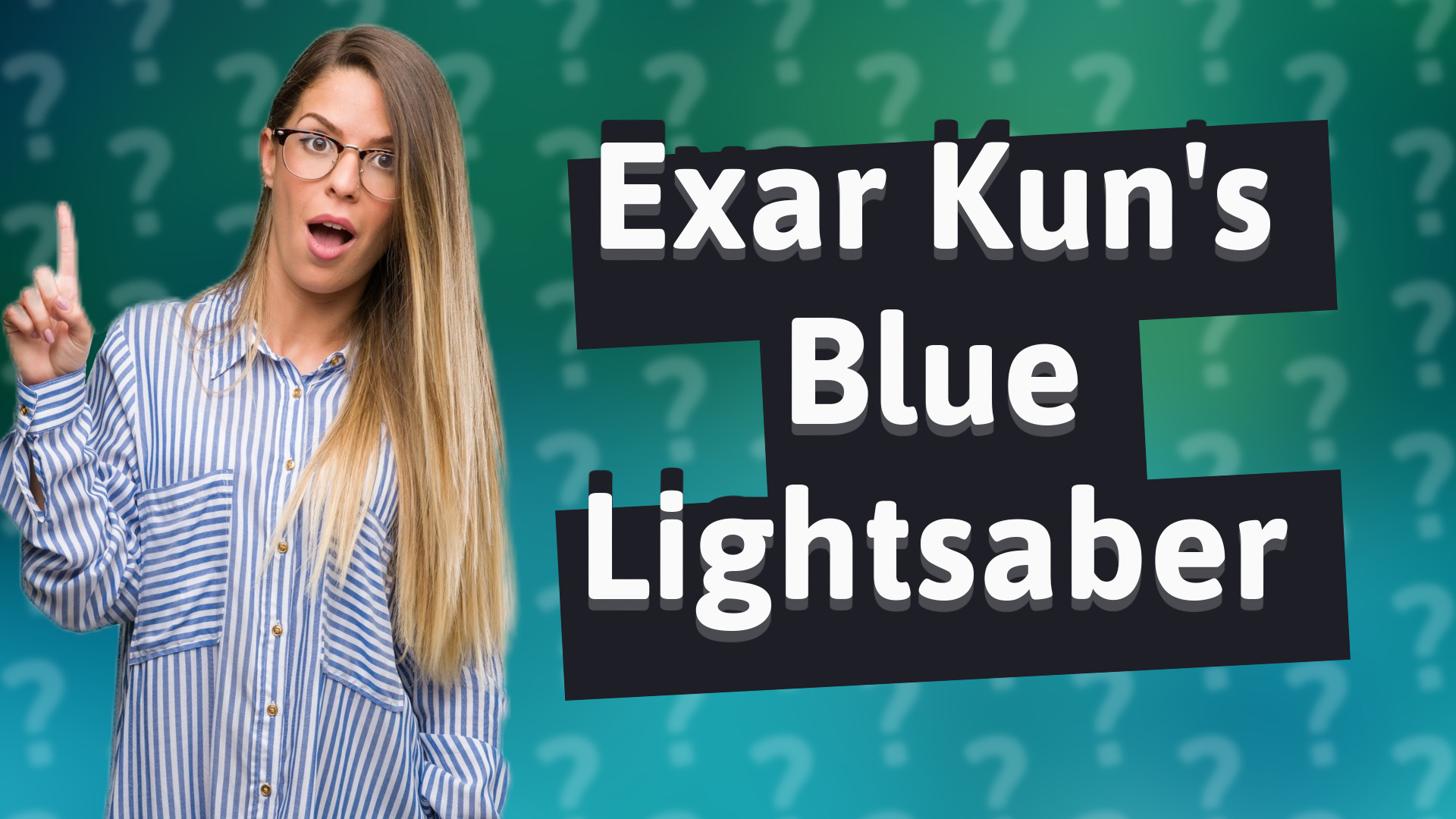 Exar Kun's Blue Lightsaber
