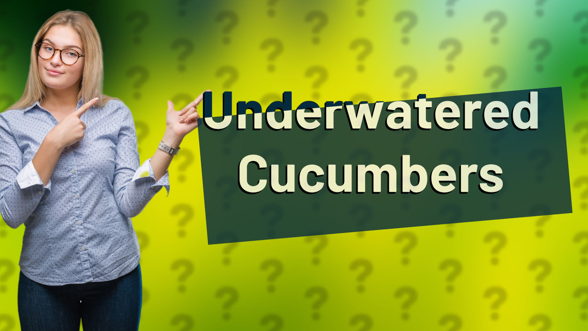 Underwatered Cucumbers