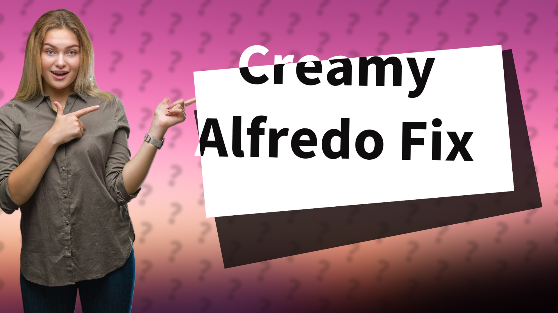 Creamy Alfredo Fix