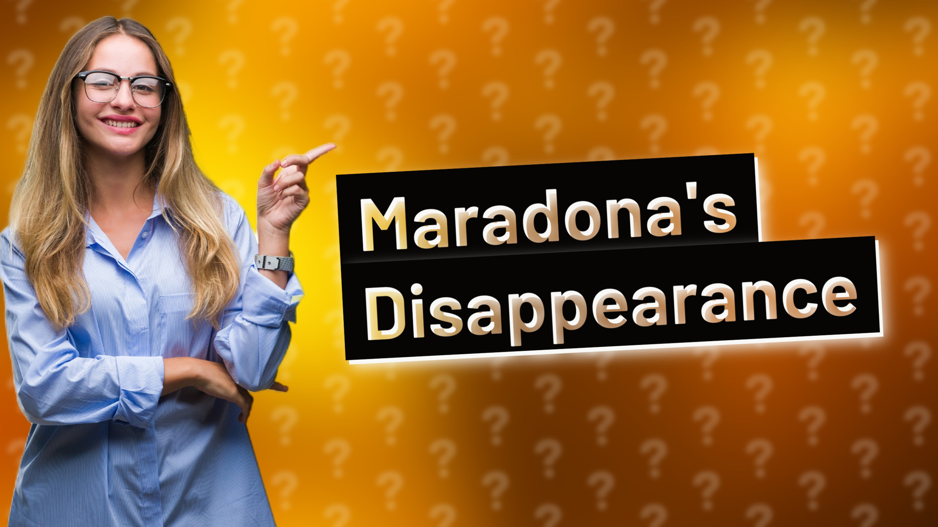 Maradona's Disappearance