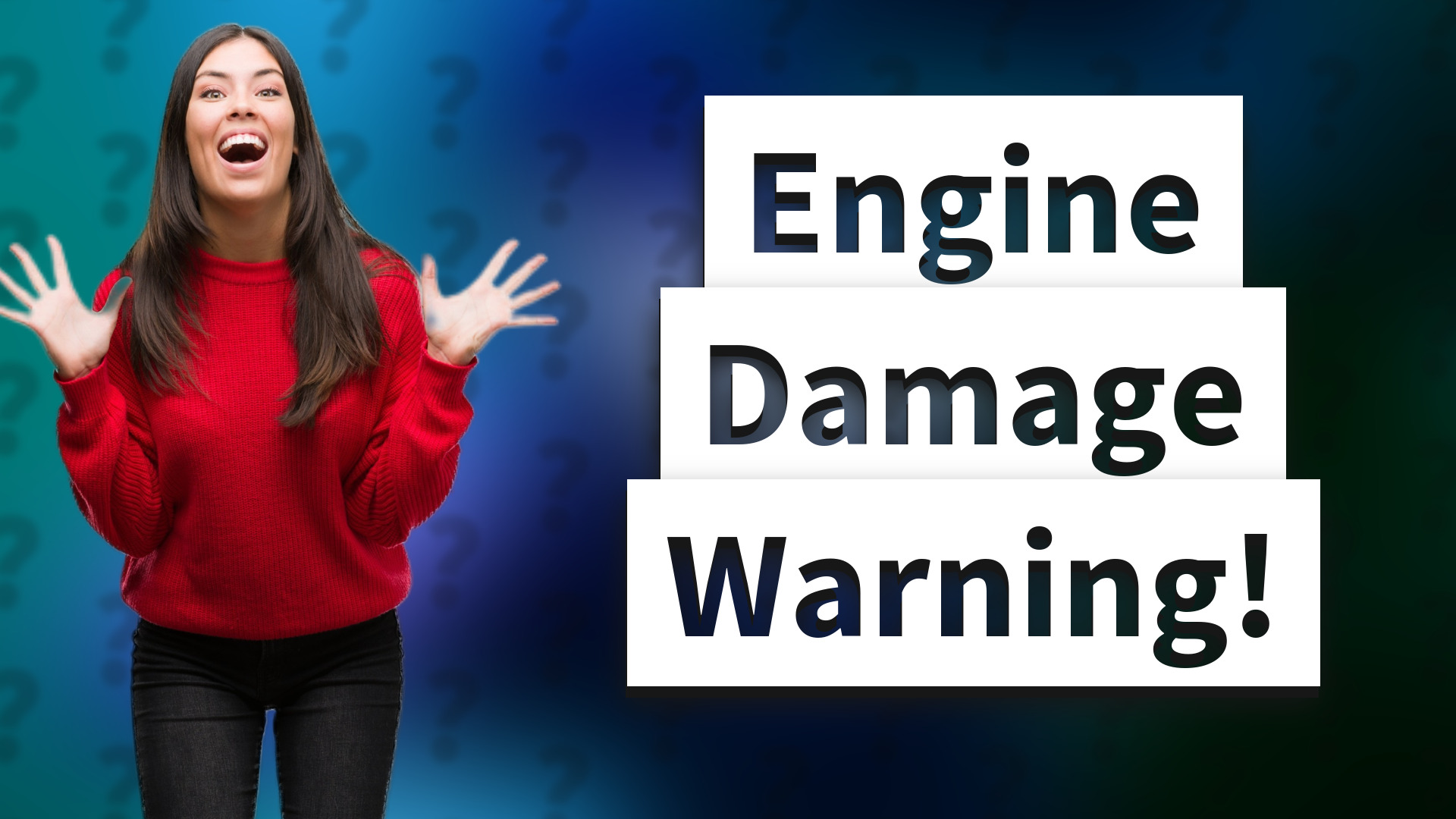 Engine Damage Warning!