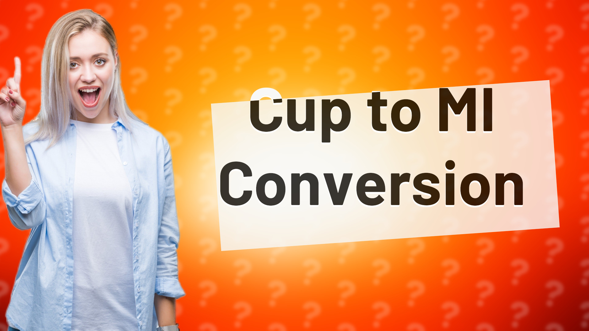Cup to Ml Conversion