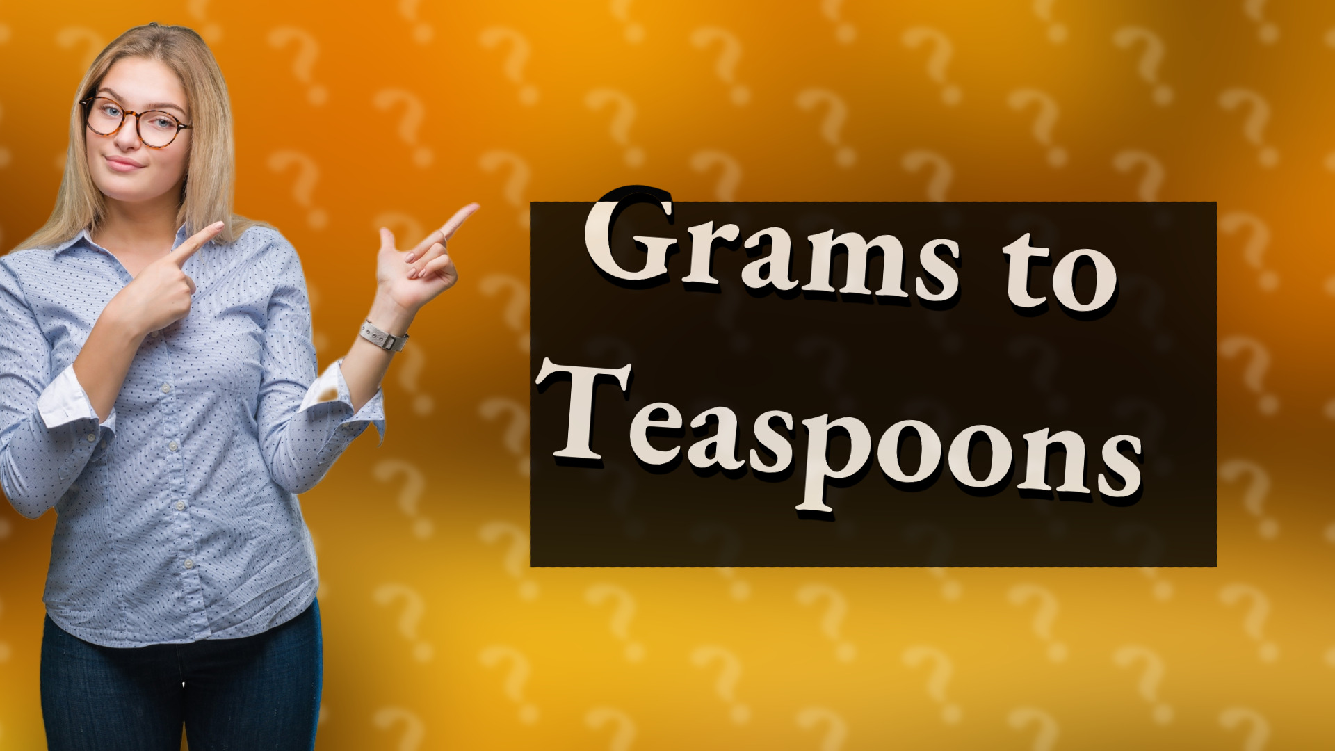 Grams to Teaspoons