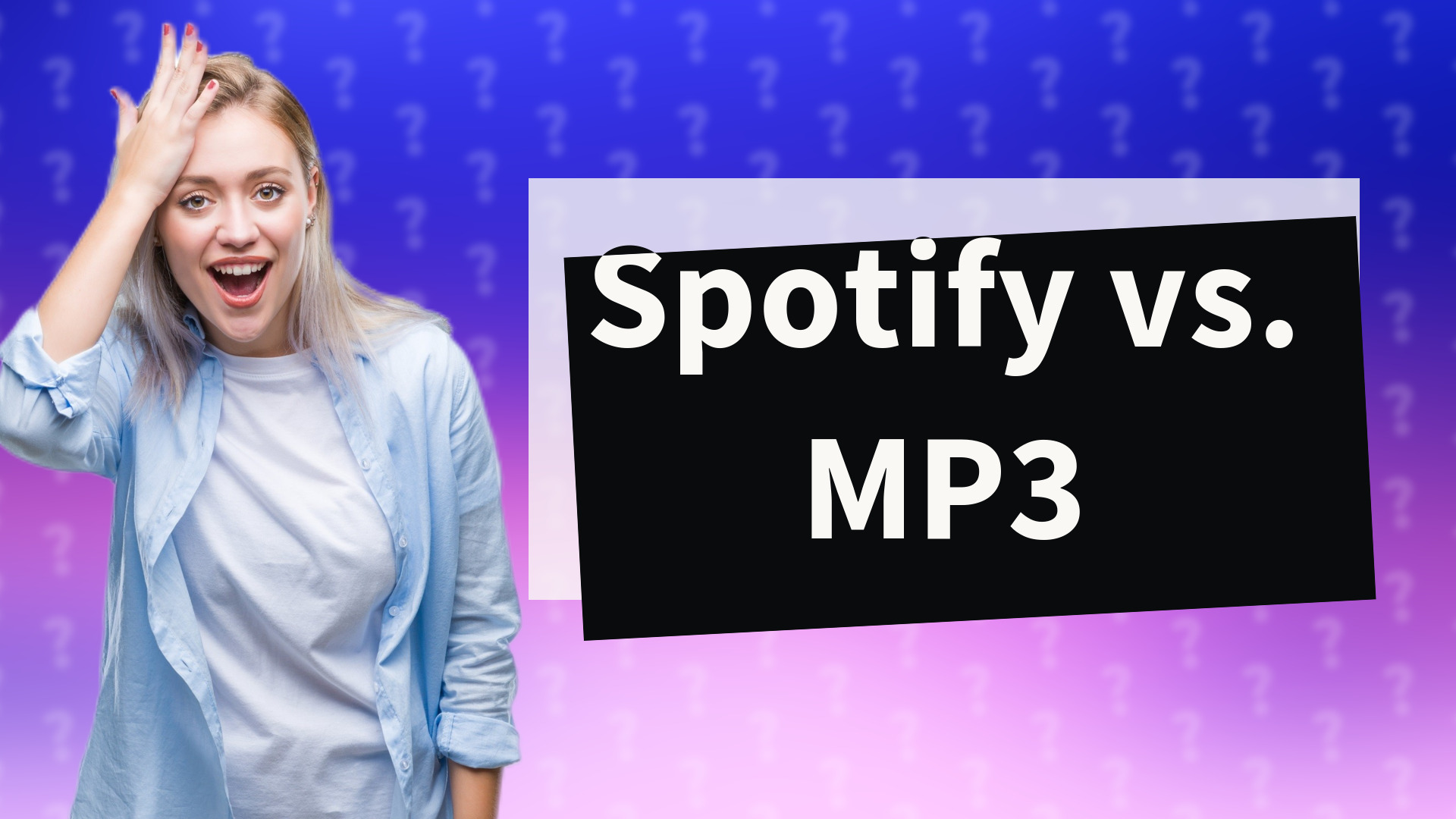 Spotify vs. MP3