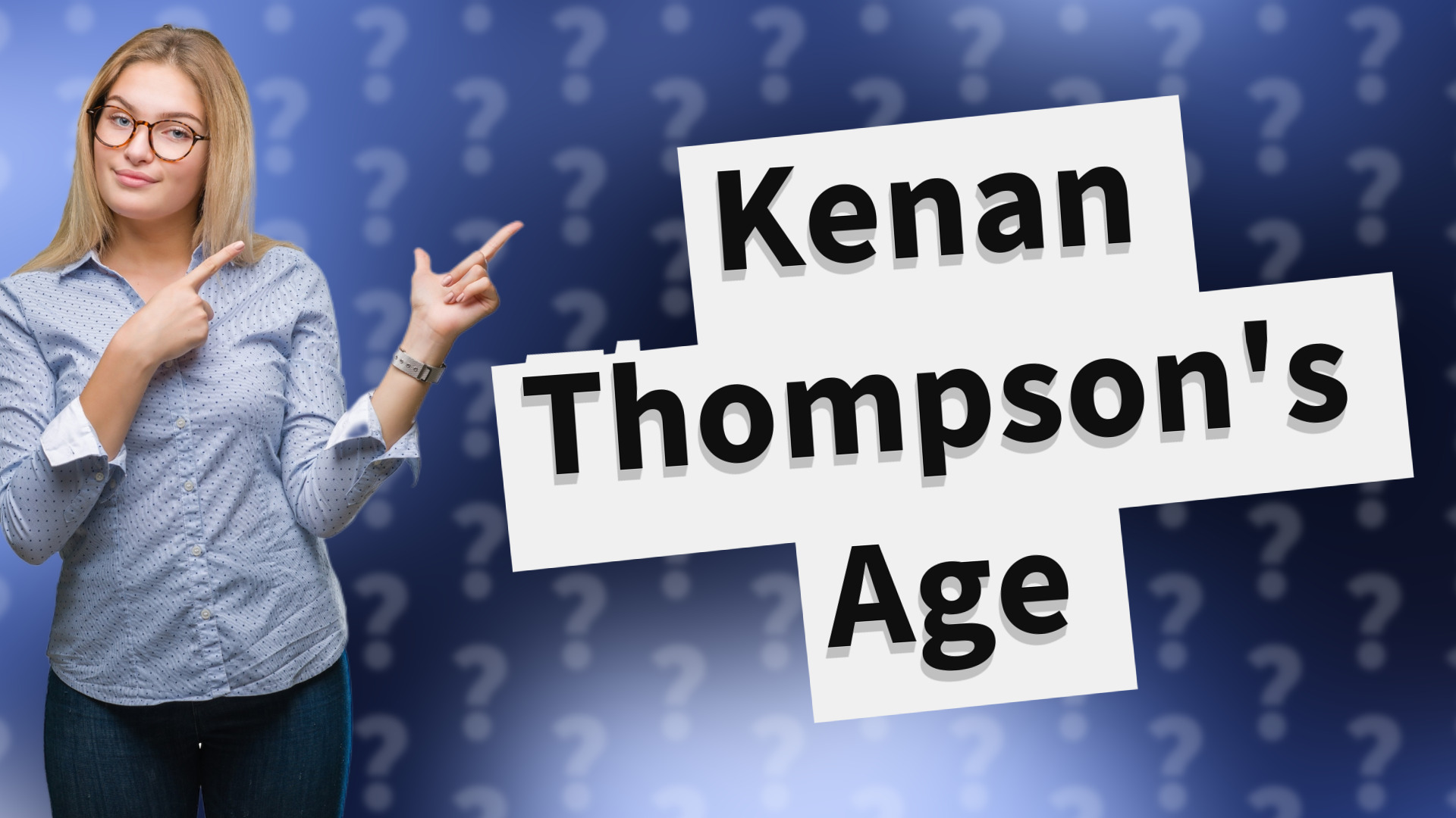 Kenan Thompson's Age