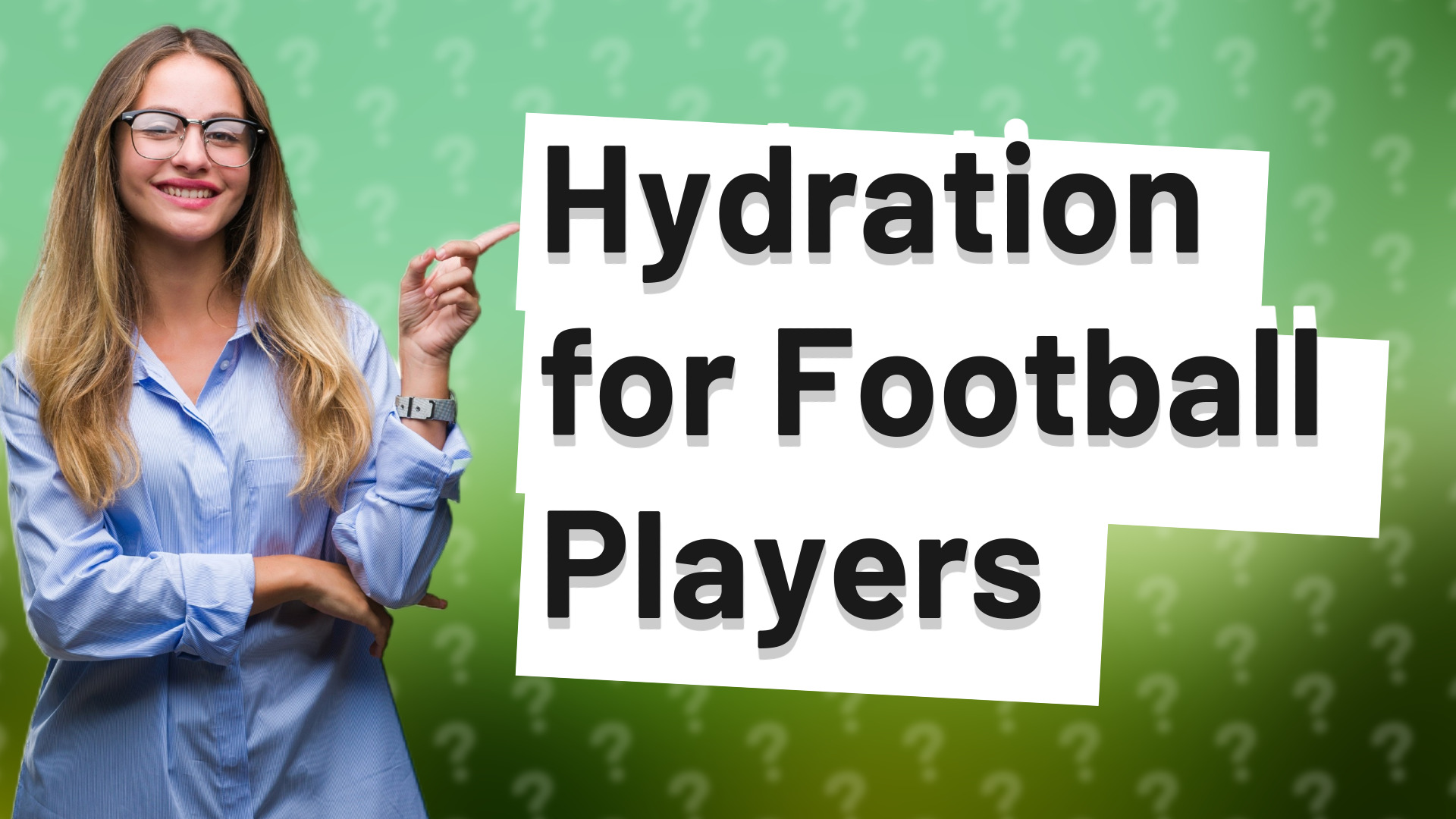 Hydration for Football Players