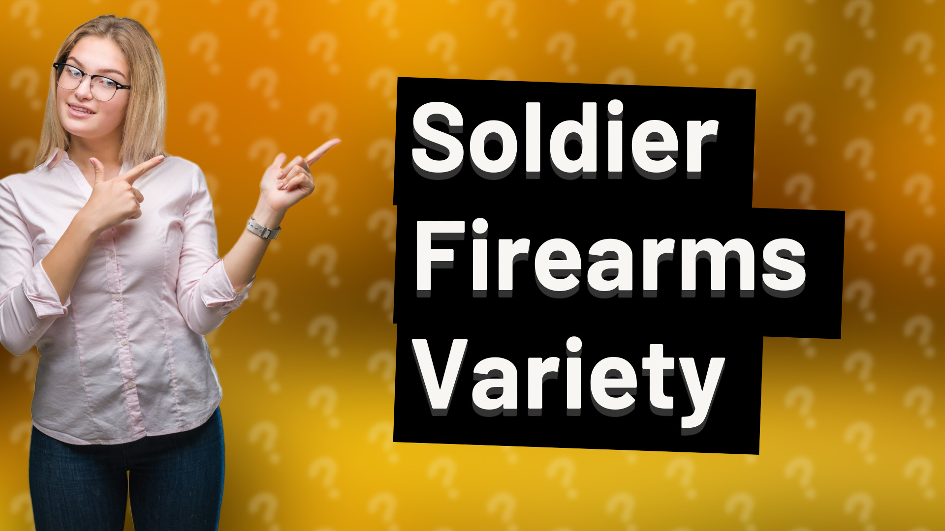 Soldier Firearms Variety