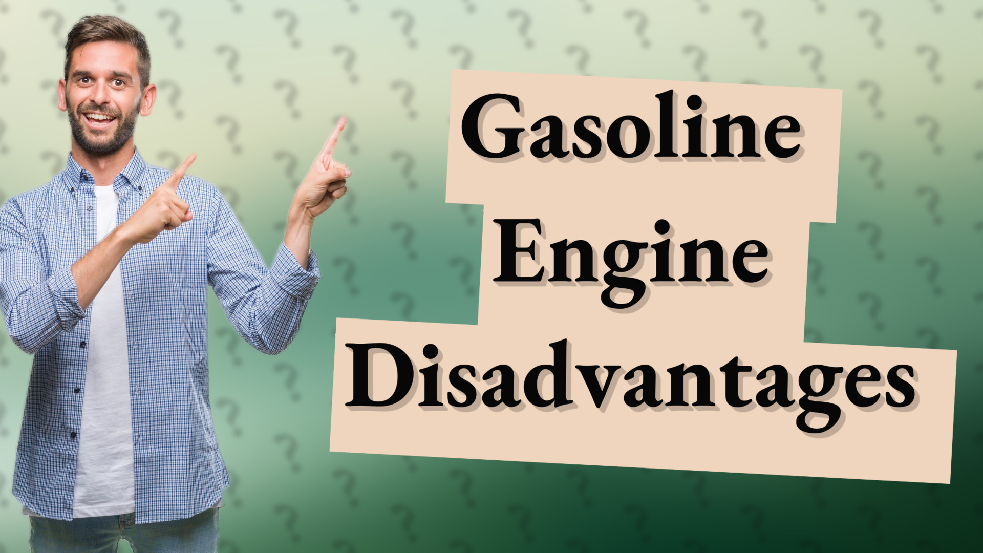 Gasoline Engine Disadvantages