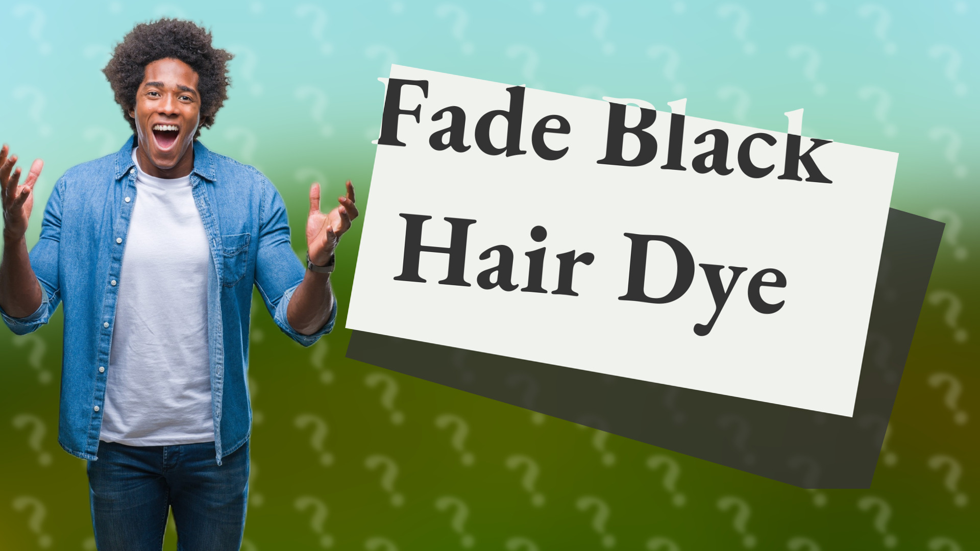 Fade Black Hair Dye